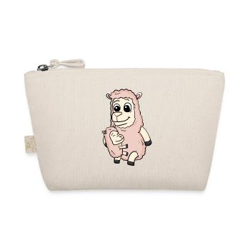 Famille de lamas - Lama avec bébé - Trousse biologique - nature - Devant