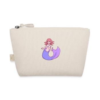 Cartoon Mermaid - Organic Pouch - nature - Front