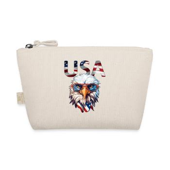 USA America Eagle American Independence Day - Organic Pouch - nature - Front