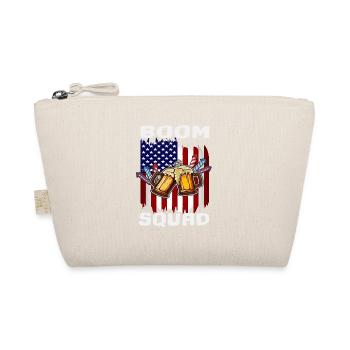 4th Of July Fireworks Boom Squad Party US Flag - Bio-Täschchen - Natur - Vorne
