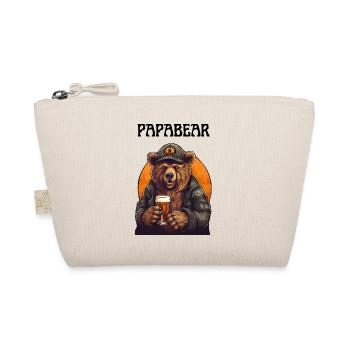 Papa Bear fier Papa papa fier papa - Trousse biologique - nature - Devant