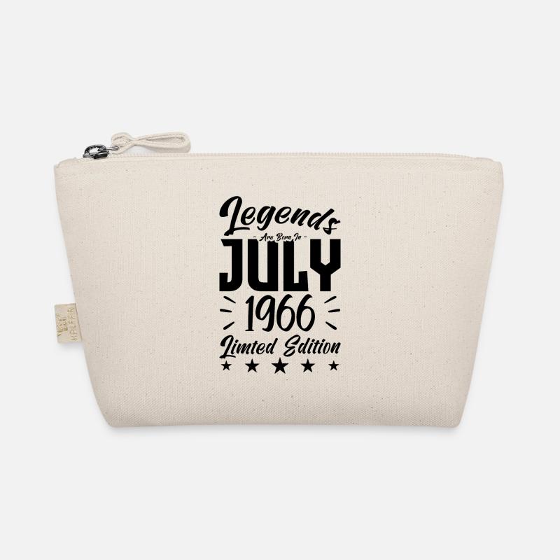 Geboren im Juli 1966. Geburtstagsgeschenk. Bio-Täschchen