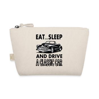 classic car classic car cool car turbo gift - Organic Pouch - nature - Front