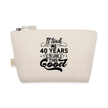it took me 40 years to look this good Birthday 40 - Bio-Täschchen - Natur - Vorne