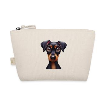 Charming Doberman Pinscher Art - Organic Pouch - nature - Front