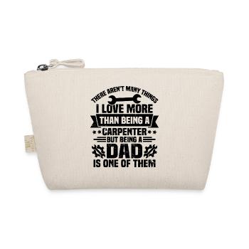 Being a father is one of them, Gift for father - Organic Pouch - nature - Front
