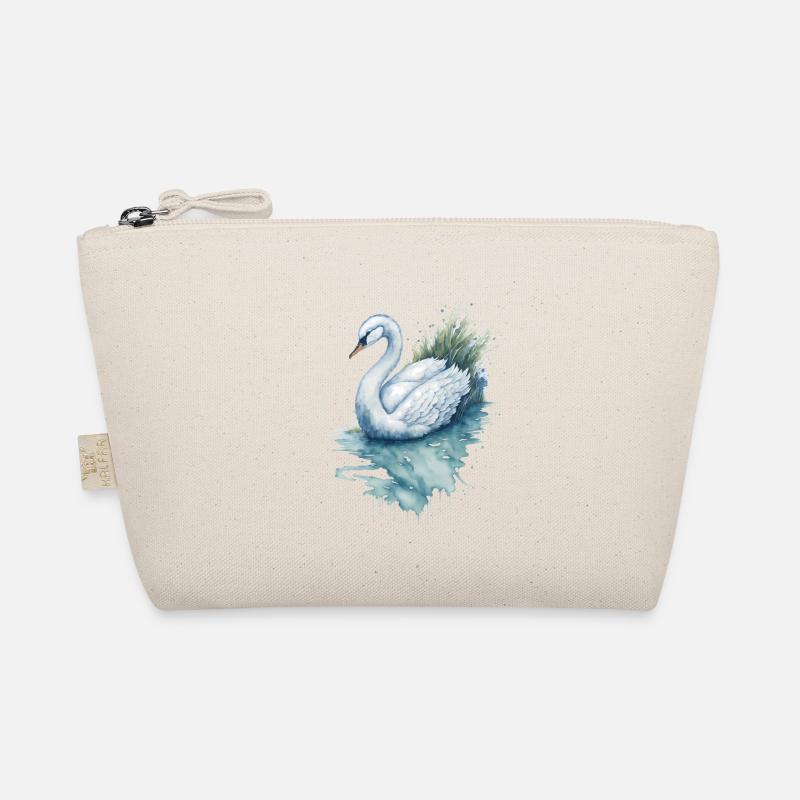 Peinture à l’aquarelle de cygne gracieuse Trousse biologique