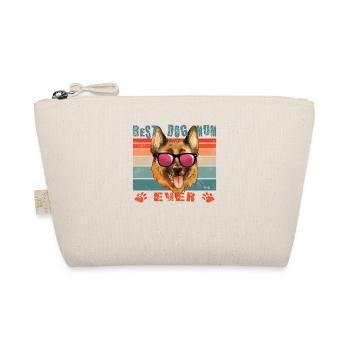 Dog Accessories German Shepherd Dog Owner - Organic Pouch - nature - Front
