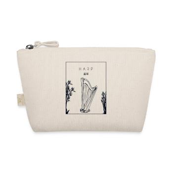 Harp Chinese Hanzi Harp Music Harp Harp Player - Organic Pouch - nature - Front