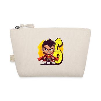 6 ans Super-héros et Action Fête d’anniversaire des enfants - Trousse biologique - nature - Devant