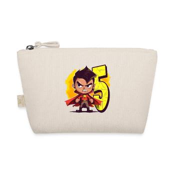 5 ans Super-héros et Action Fête d’anniversaire des enfants - Trousse biologique - nature - Devant