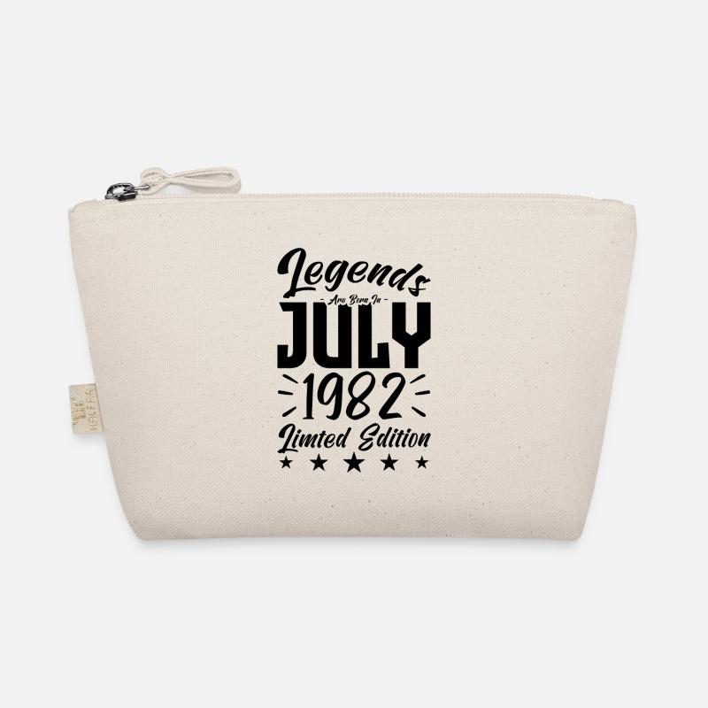 Geboren im Juli 1982. Geburtstagsgeschenk. Bio-Täschchen