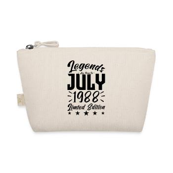 Geboren im Juli 1988. Geburtstagsgeschenk. - Bio-Täschchen - Natur - Vorne