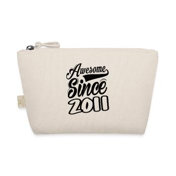Awesome Since 2011 - Organic Pouch - nature - Front