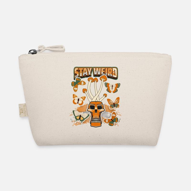 Magic Mushrooms, Psychedelic, Skull, Mushrooms Organic Pouch