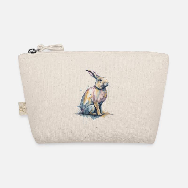 Une ravissante aquarelle d’un lapin Trousse biologique