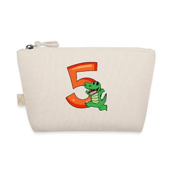 5 Anniversaire 5 ans avec motif animal - cinq - Trousse biologique - nature - Devant