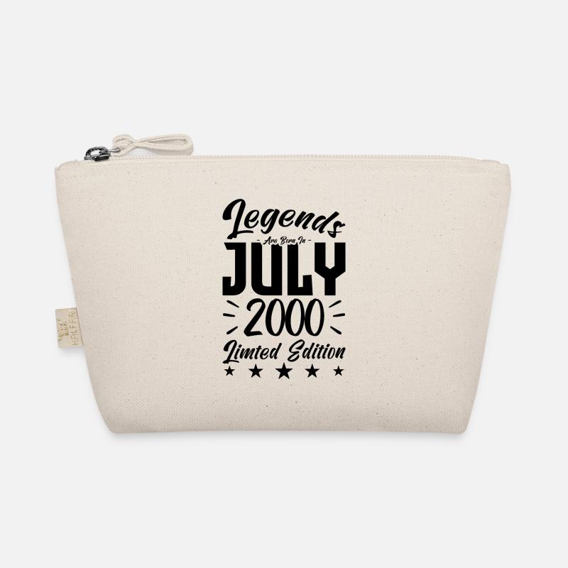 Geboren im Juli 2000. Geburtstagsgeschenk. Bio-Täschchen