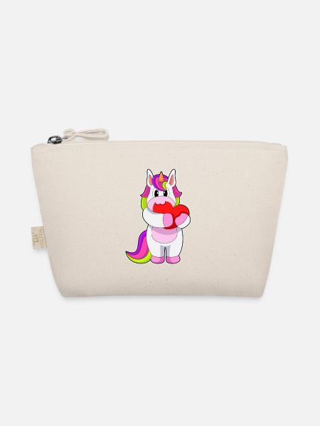 Unicorn Heart - Organic Pouch - nature - Front