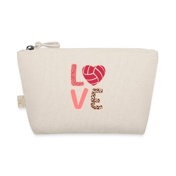 Liebe Volleyballspieler Lustiger Trainer Fan Team - Bio-Täschchen - Natur - Vorne