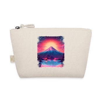 Mont Fuji Sight Esthétique Japon Volcan Vaporwave - Trousse biologique - nature - Devant