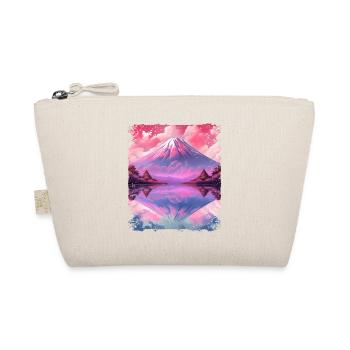 Esthétique Vaporwave Volcano Japon Vue Mont Fuji - Trousse biologique - nature - Devant