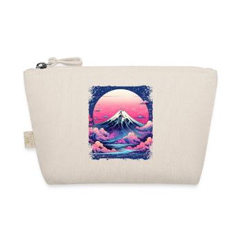 Vaporwave Volcan Esthétique Japon Vue Mont Fuji - Trousse biologique - nature - Devant