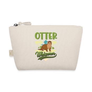 Otter Flüsterer Fischotter Geschenk Seeotter - Bio-Täschchen - Natur - Vorne