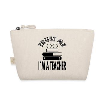 Lehrer Lehrerin Lehrerin Schullehrer Geschenkidee - Bio-Täschchen - Natur - Vorne
