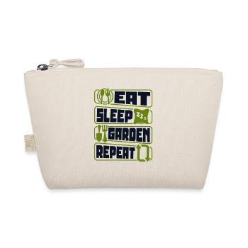 Eat Sleep Garden Repeat Allotment Garden Horticulture - Organic Pouch - nature - Front