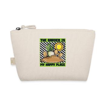 The Garden Is My Happy Place Horticulture Gardener - Organic Pouch - nature - Front