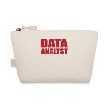 Great Data Analyst lettering motif - Organic Pouch - nature - Front
