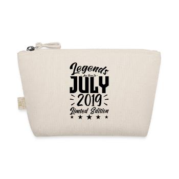 Born in July 2019. Birthday gift. - Organic Pouch - nature - Front