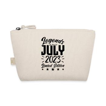 Born in July 2023. Birthday gift. - Organic Pouch - nature - Front