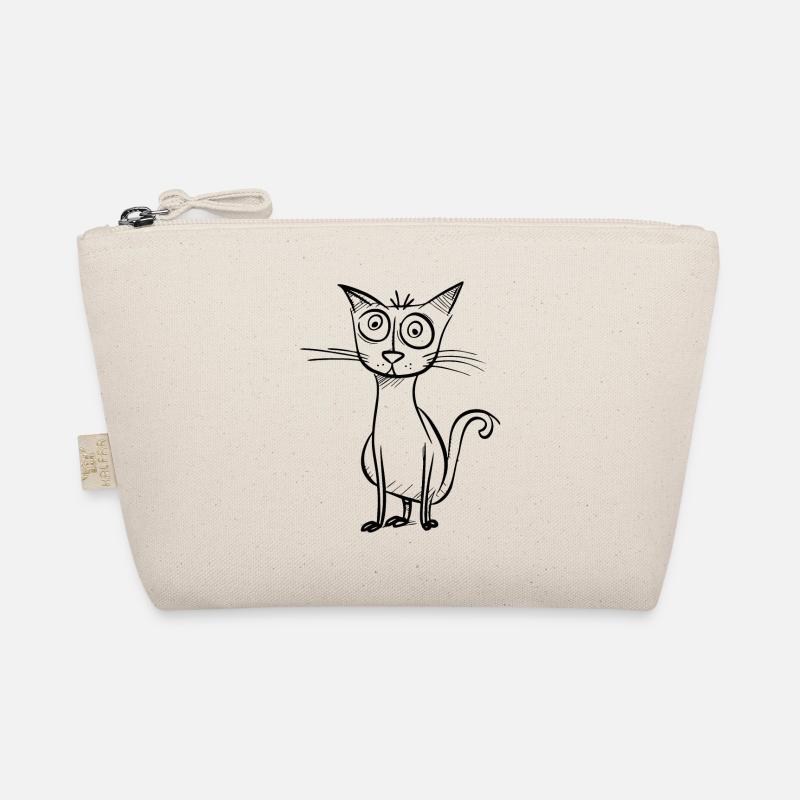 Étrange chat de dessin animé Trousse biologique