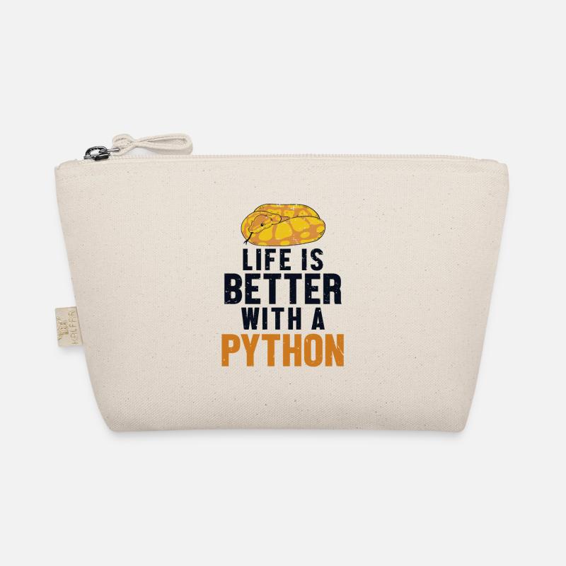 Life is Better with a Python Snake Banana Ball Organic Pouch