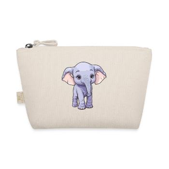 Mignon bébé éléphant: Clipart de dessin animé mignon - Trousse biologique - nature - Devant