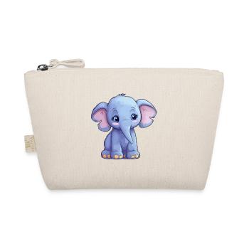 Mignon bébé éléphant: Clipart de dessin animé mignon - Trousse biologique - nature - Devant