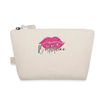 Cute Licensed Esthetician Skincare - Bio-Täschchen - Natur - Vorne