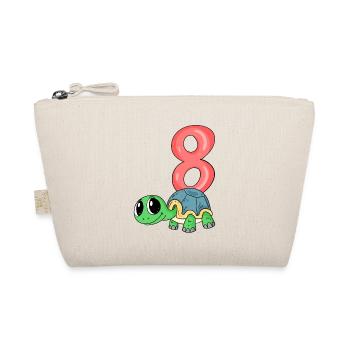 8 Anniversaire 8 ans avec motif animal - huit - Trousse biologique - nature - Devant