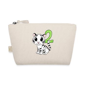 2 anniversaire 2 ans avec motif animal - deux - Trousse biologique - nature - Devant