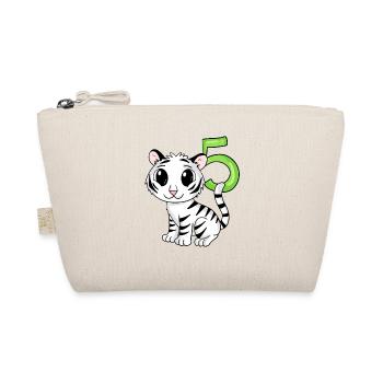 5 Anniversaire 5 ans avec motif animal - cinq - Trousse biologique - nature - Devant