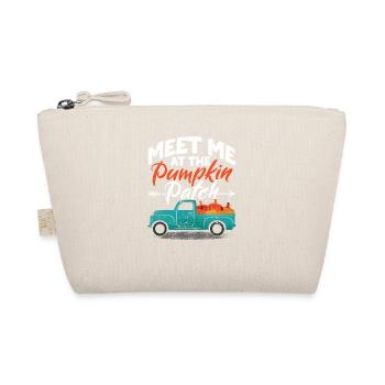 Meet Me At The Pumpkin Patch Truck Halloween - Organic Pouch - nature - Front