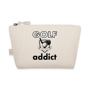 Play Golf Golfer Golf Course Gift Idea - Organic Pouch - nature - Front