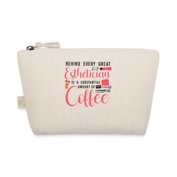 Cute Licensed Esthetician Skincare - Bio-Täschchen - Natur - Vorne