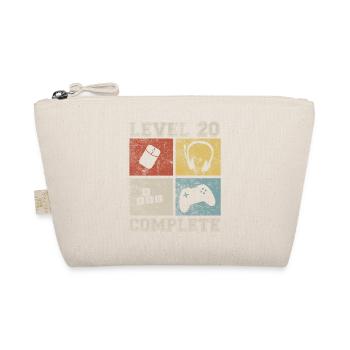 20 Birthday Gamer Niveau 20 Vintage complet - Trousse biologique - nature - Devant