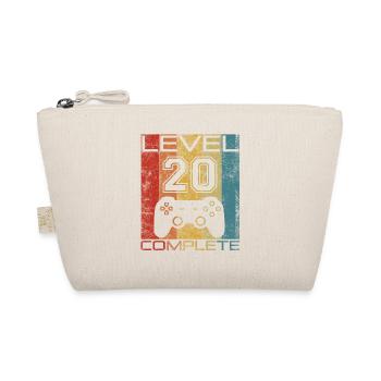 20 Birthday Gamer Niveau 20 Vintage complet - Trousse biologique - nature - Devant