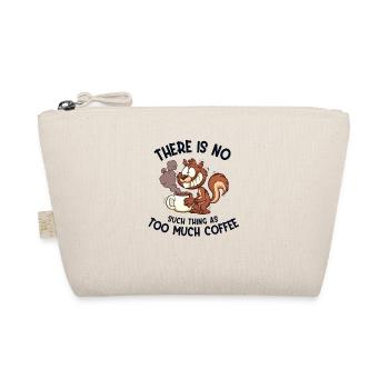 Too much Coffee Grey Squirrel Squirrel Squirrel - Organic Pouch - nature - Front