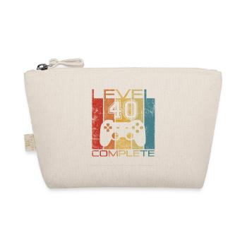 40 Birthday Gamer Niveau 40 Vintage complet - Trousse biologique - nature - Devant