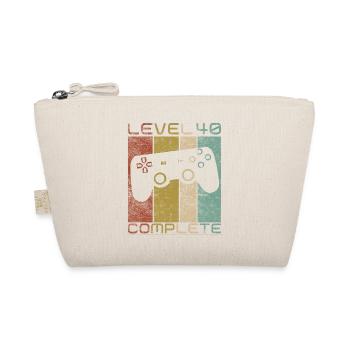 40 Birthday Gamer Niveau 40 Vintage complet - Trousse biologique - nature - Devant